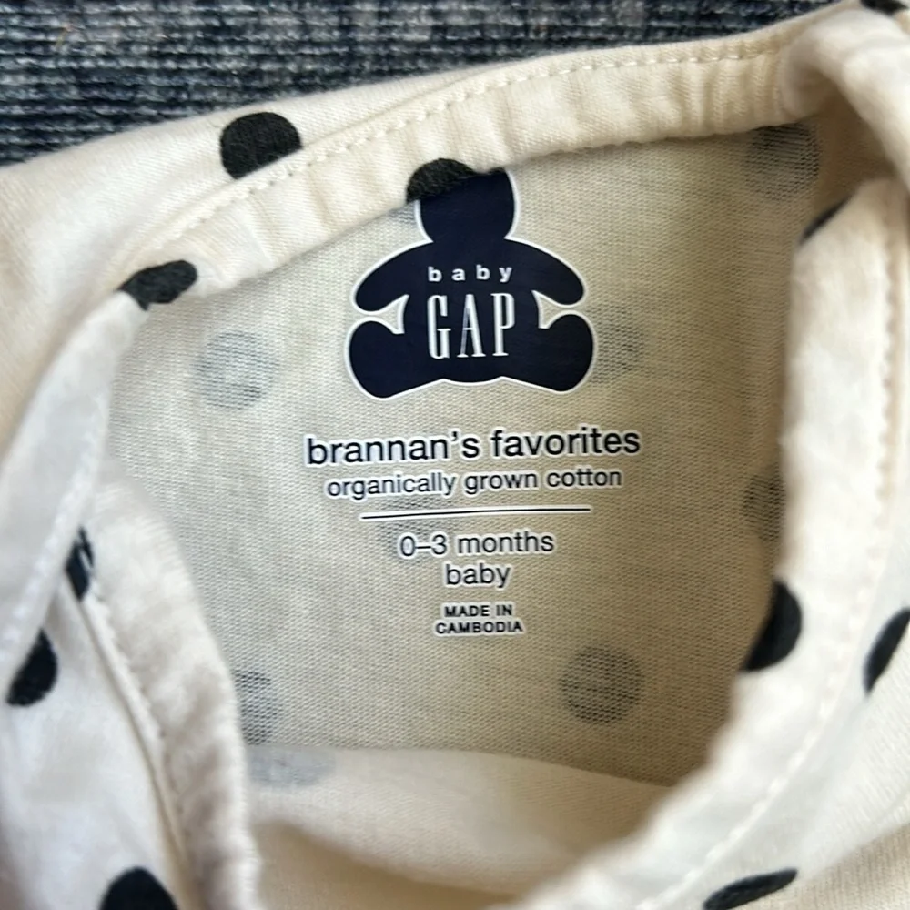 Gap Lace Trim Onesie Bundle, Size 0-3 Months